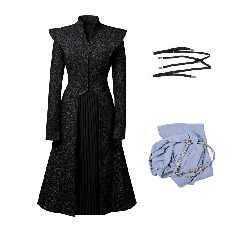 CosFantasy Women's Cosplay Costume Dress Robe Black Uniform Outfits for Halloween Size M - Image 1